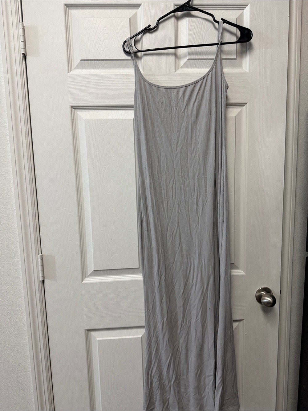 wild fable Light Gray Ribbed Slip Dress